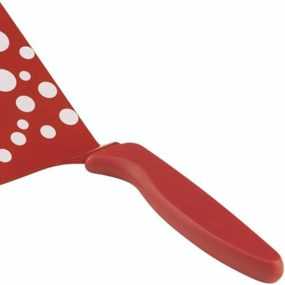 NEW Kuhn Rikon Dual Edge Slice and Serve Slicer 10-Inch Red Polka Dot Pie Server - Picture 5 of 8